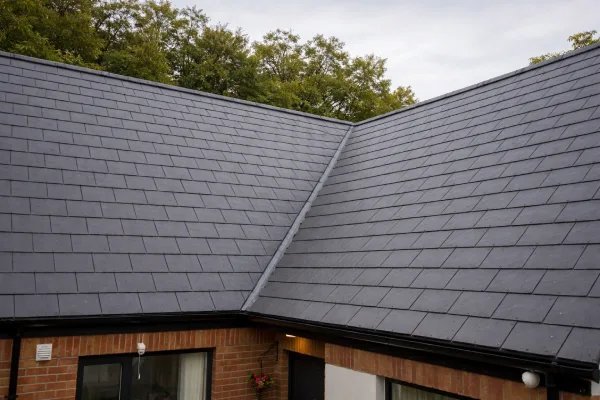 New slate roof installed by Skyguard Roofing, Dublin