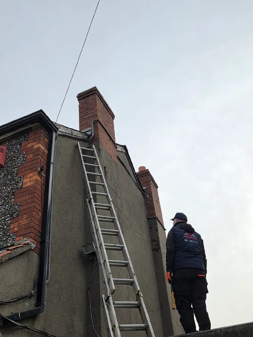 Skyguard roofer on site in Dublin